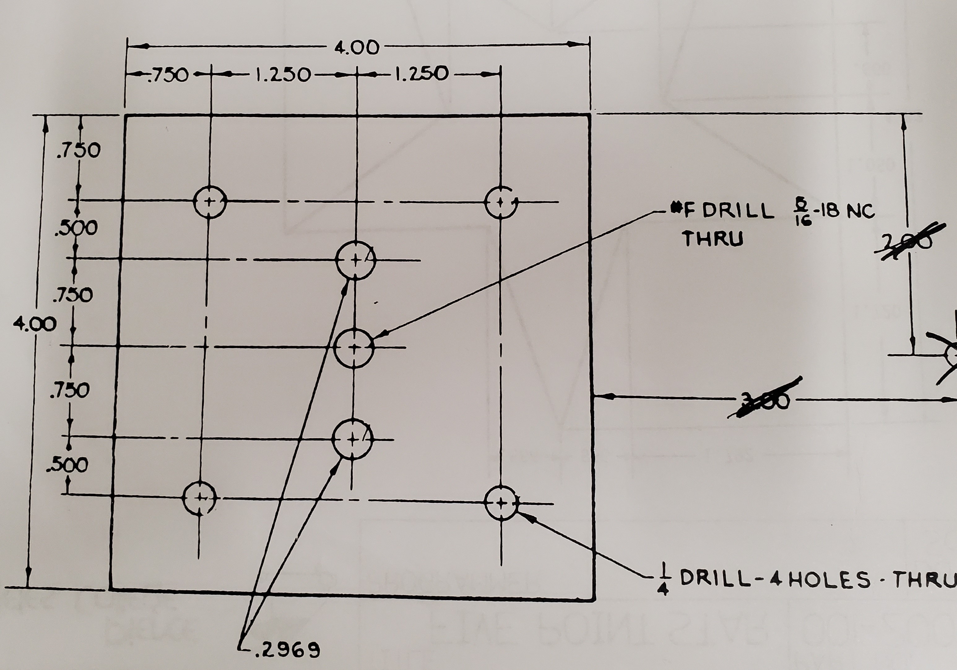 Generate a g code for this drawing . 2 9 6 9