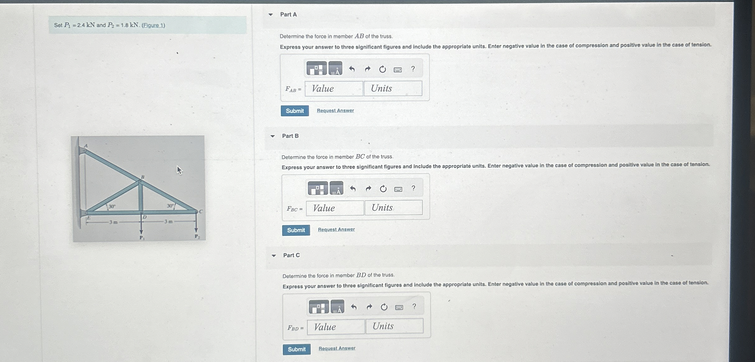 Set P 1 = 2 . 4 k N and P 2 = 1 . 8 k N . (