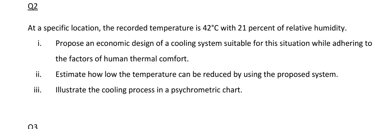 Q 2 At a specific location, the recorded
