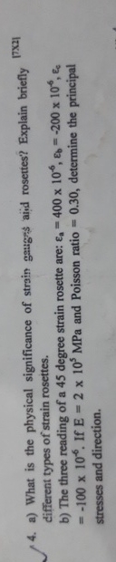 a ) What is the physical significance of strain