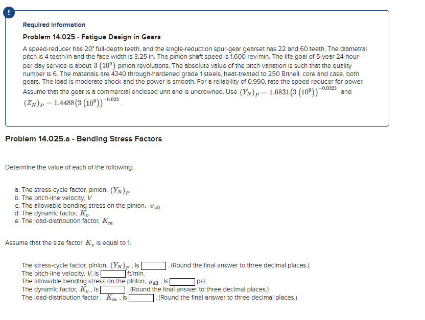 Determine the value of the transmitted load, W t