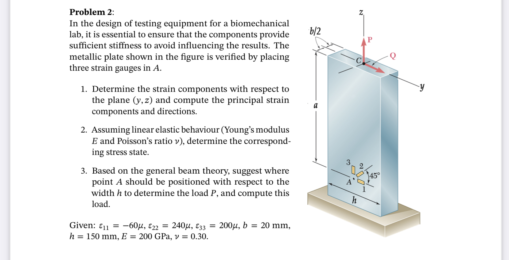 Problem 2 : In the design of testing equipment