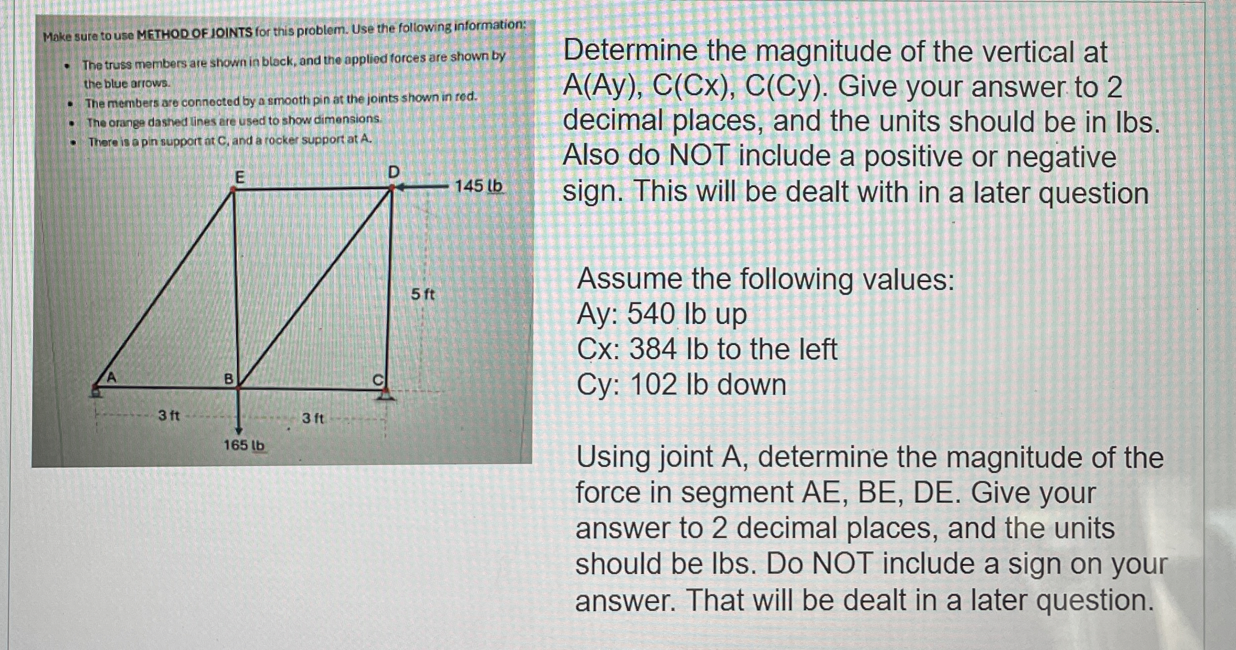 Make sure to use METHOD OF IOINTS for this
