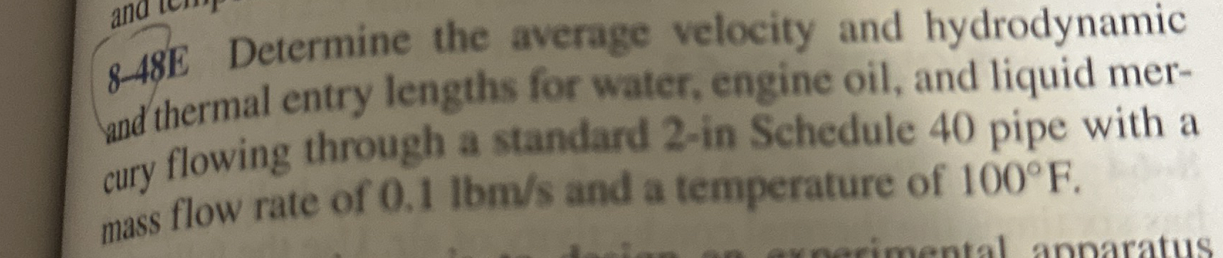 8 - 4 8 E Determine the average velocity and