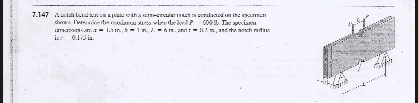 7 . 1 4 7 A inotch bend test on a plate with a