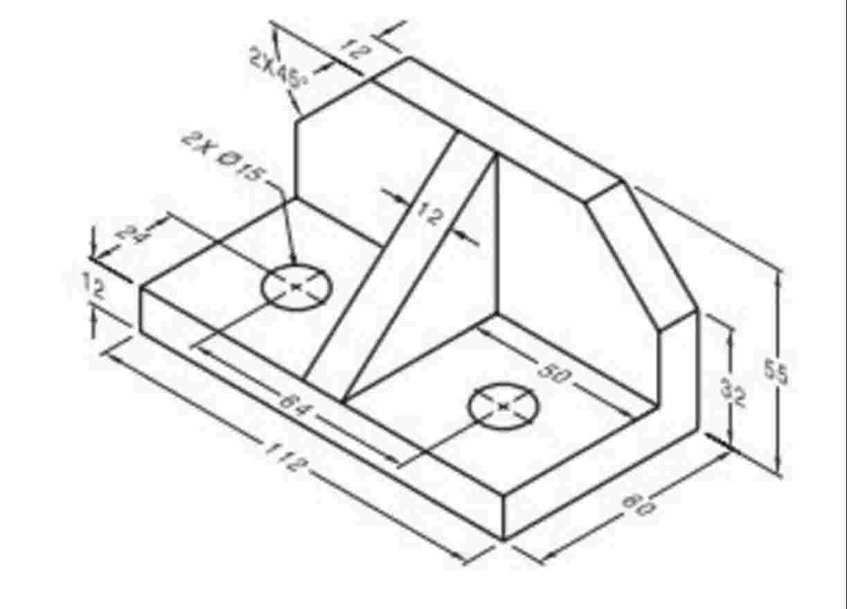 Need 3 views with dimensions. Front, Right and Top