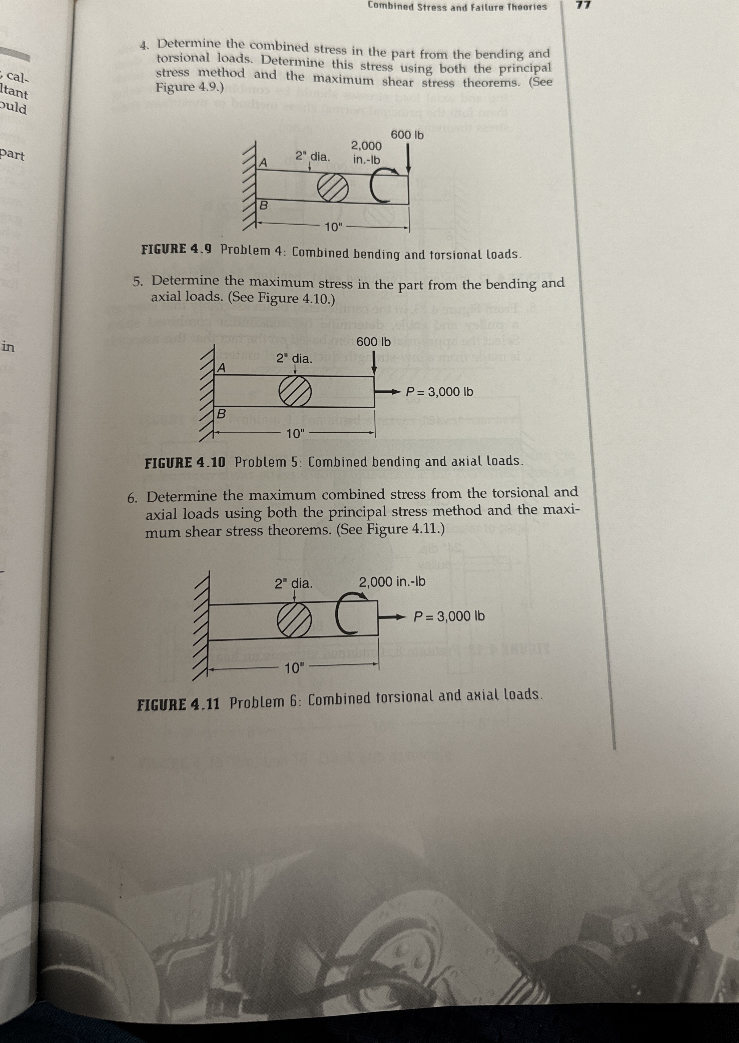 Combined Stress and Failure Theories 4 .