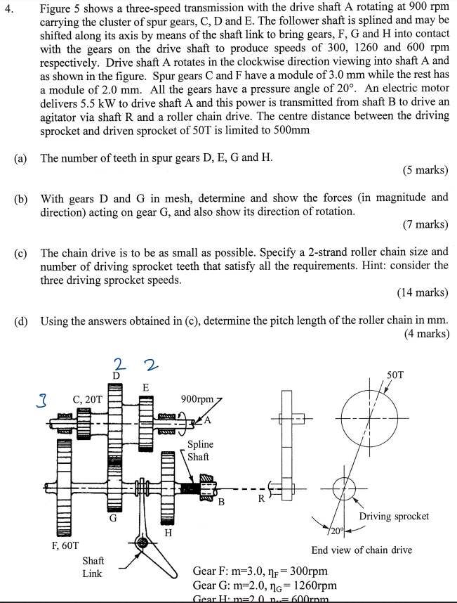 4 . Figure 5 shows a three - speed transmission