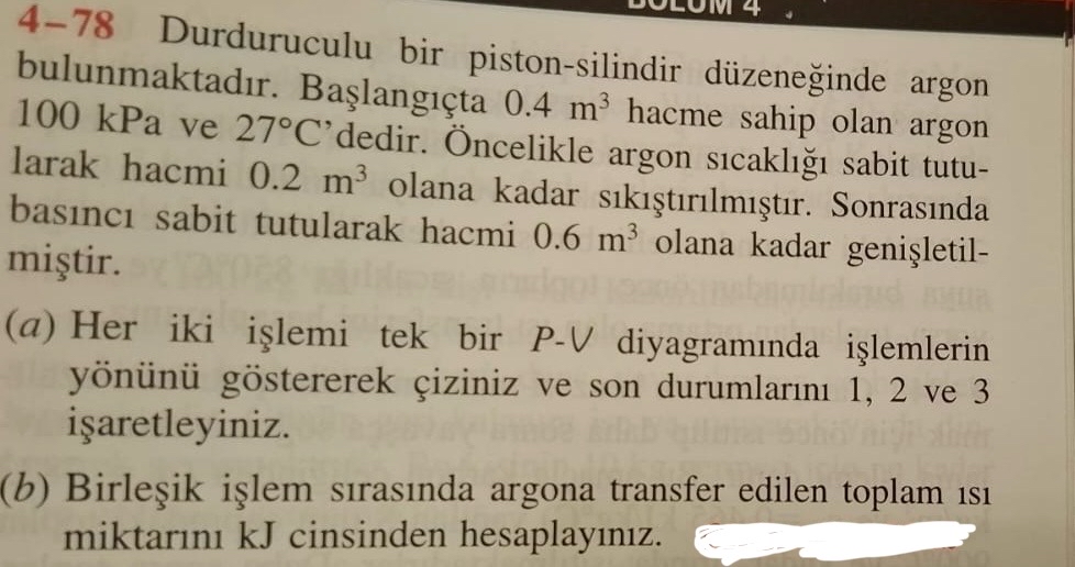 4 - 7 8 Durduruculu bir piston - silindir d zene