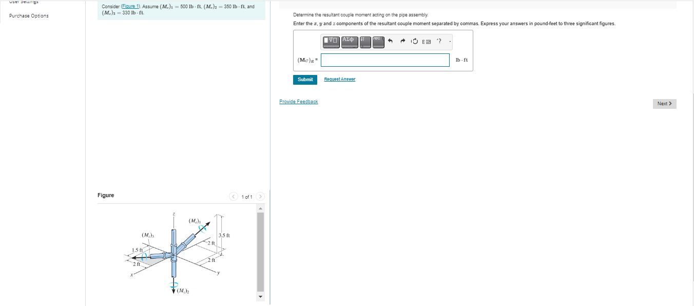 Determine the resultant couple moment acting on