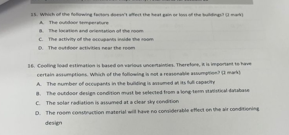 Which of the following factors doesn't affect the