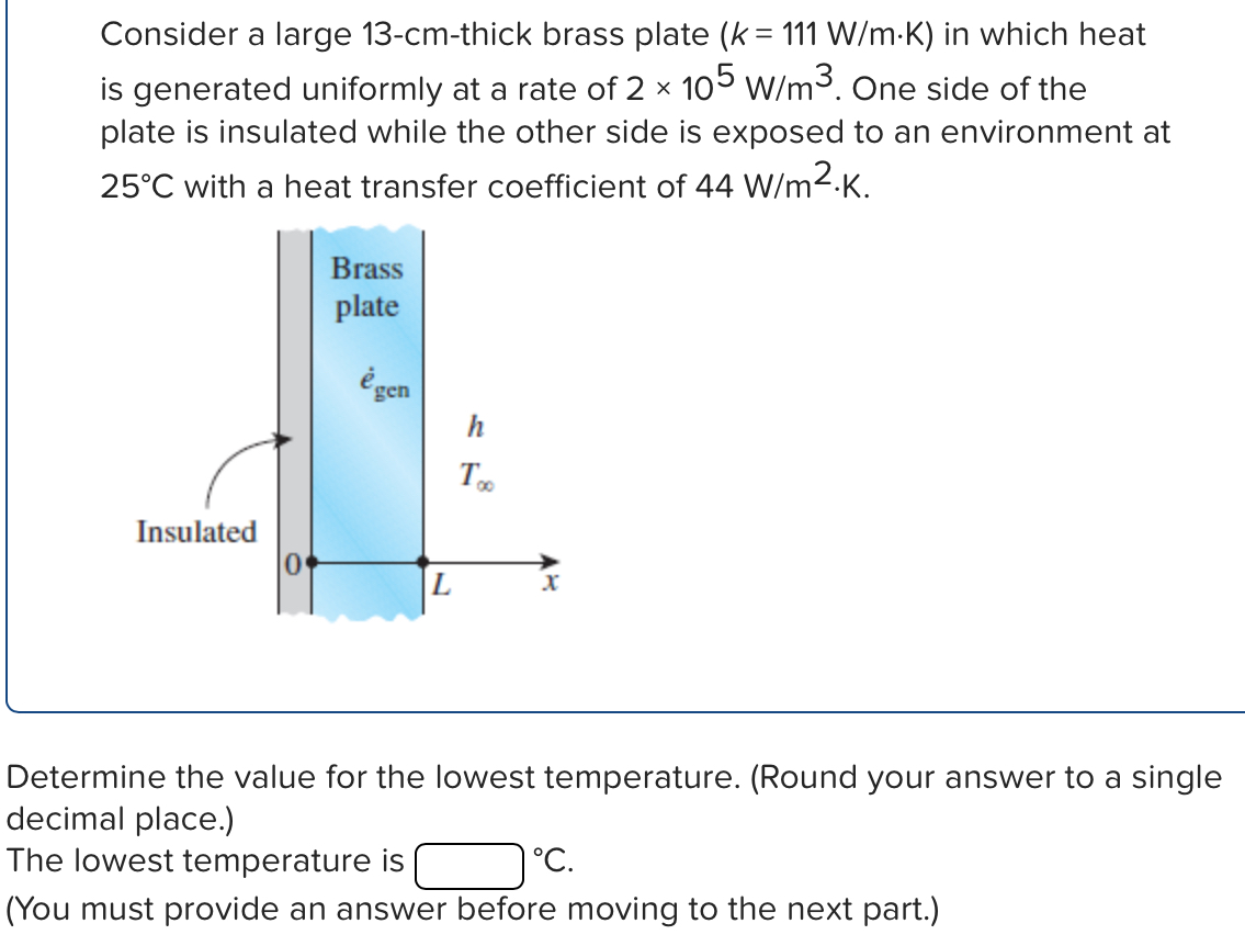 Determine the value for the lowest temperature. (
