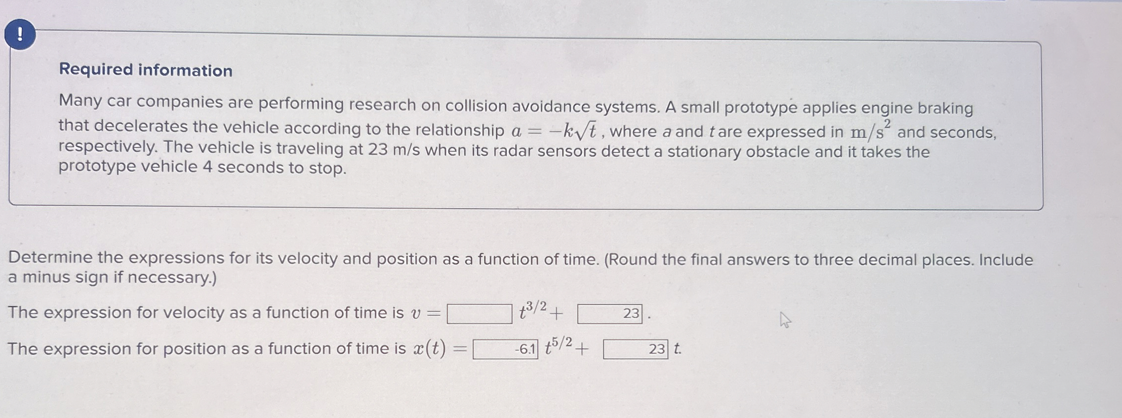 ! Required information Many car companies are