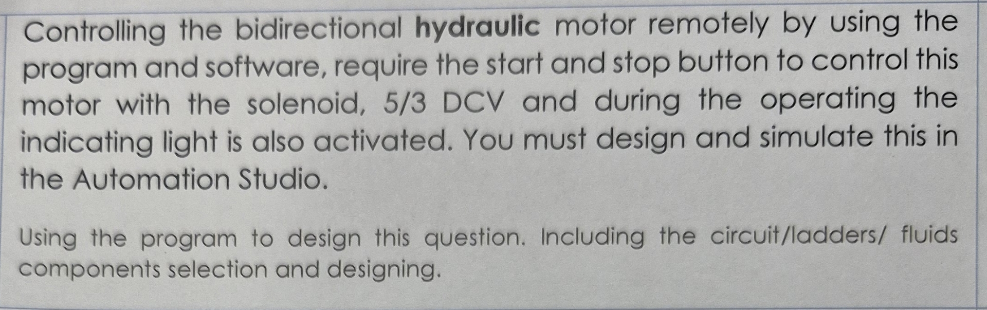 How to solve Controlling the bidirectional