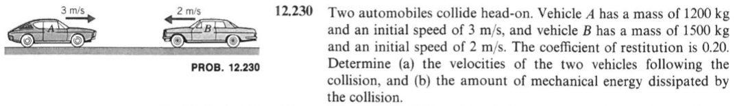 PROB. 1 2 . 2 3 0 1 2 . 2 3 0 Two automobiles