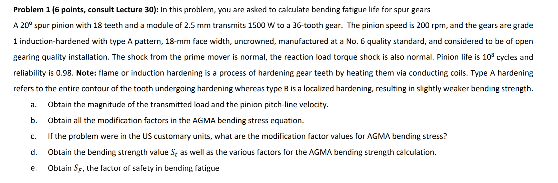 Problem 1 ( 6 points, consult Lecture 3 0 ) : In