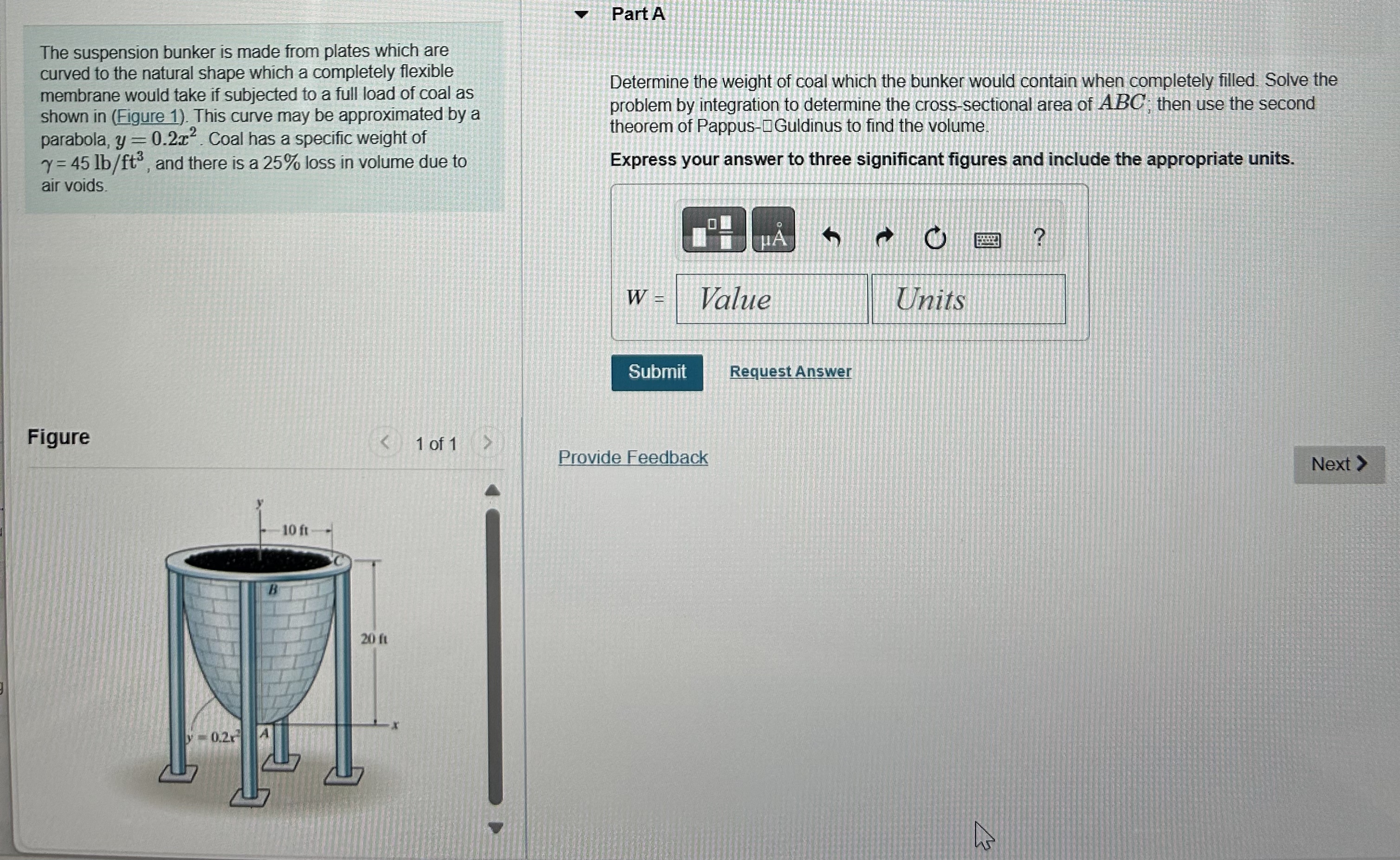 Q . 2 9 Part A The suspension bunker is made from