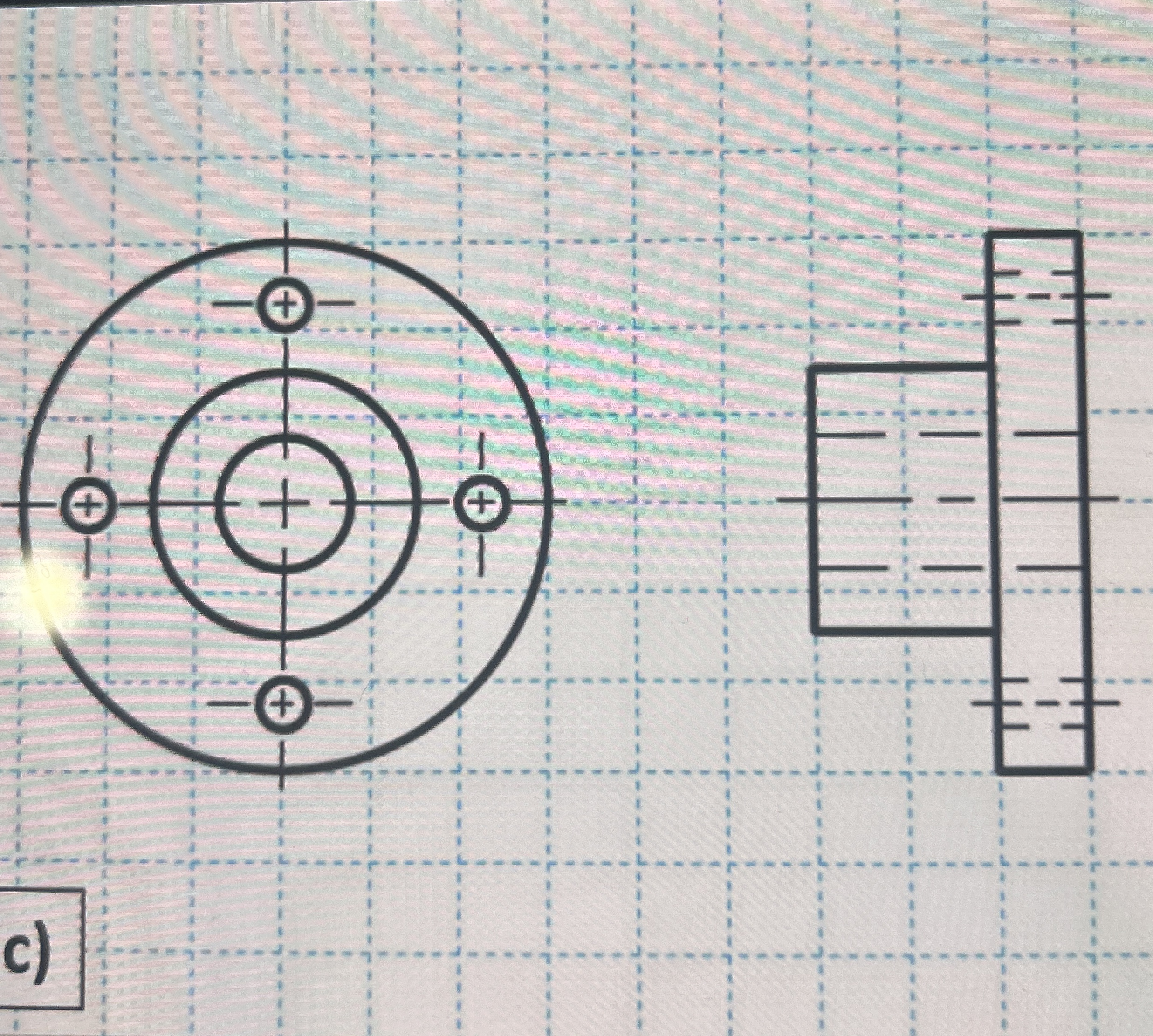 how to dimension this? Every grid is 0 . 2 5