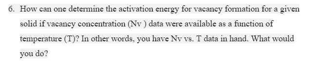 How can one determine the activation energy for