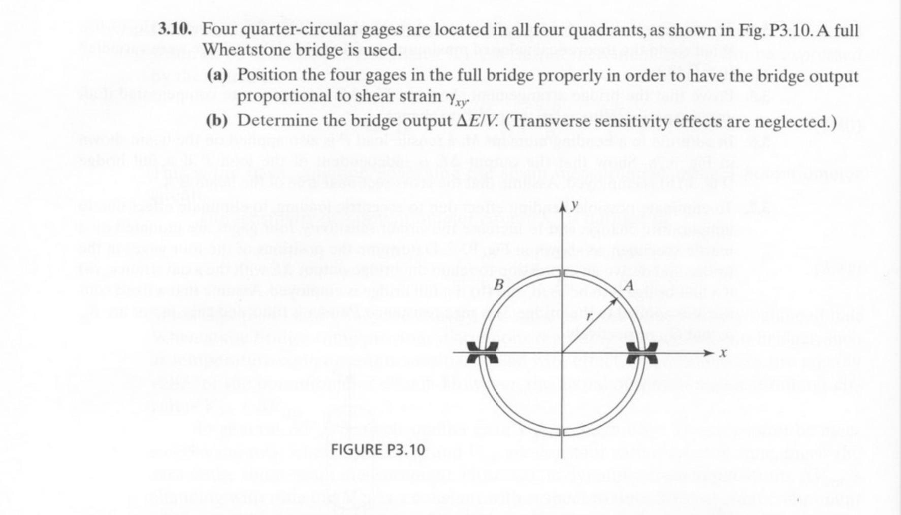 3 . 1 0 . Four quarter - circular gages are