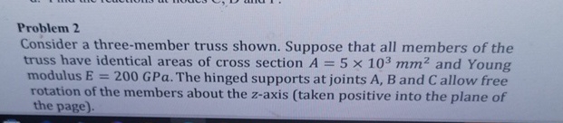 Problem 3 : repeat problem 2 for each of the