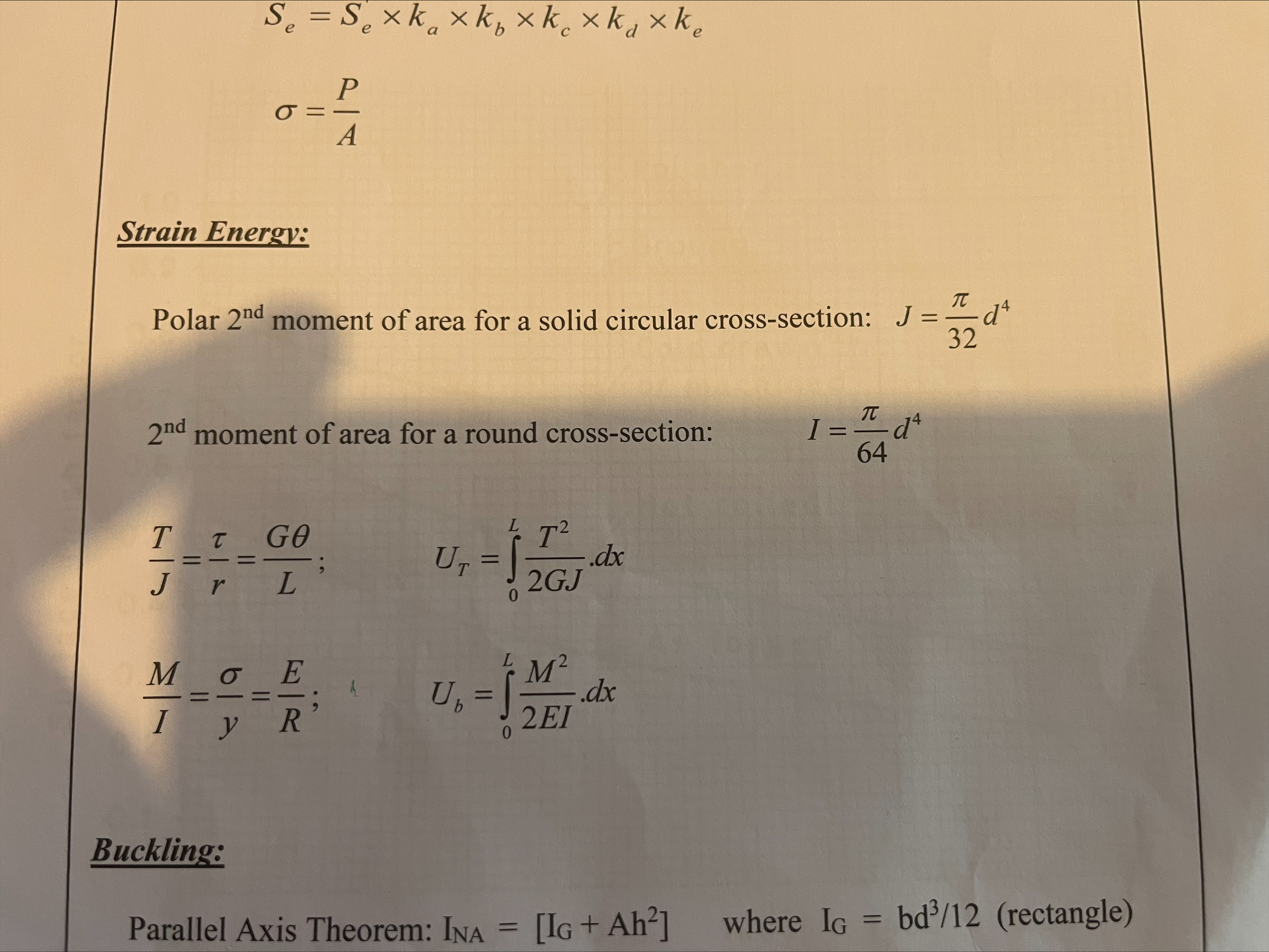 Determine the total strain energy stored in a