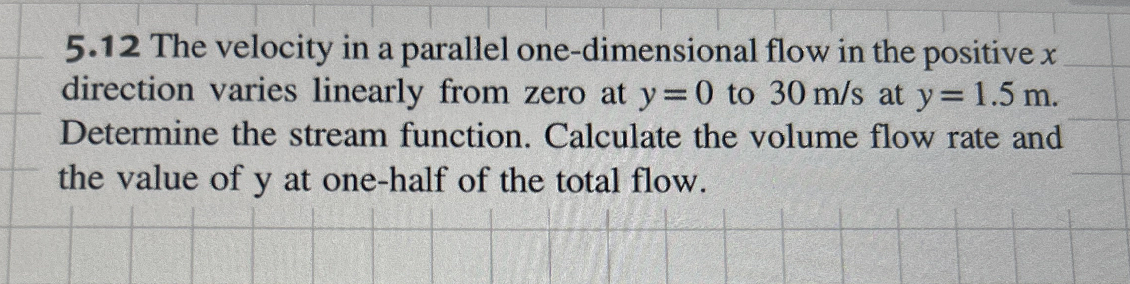 5 . 1 2 The velocity in a parallel one -