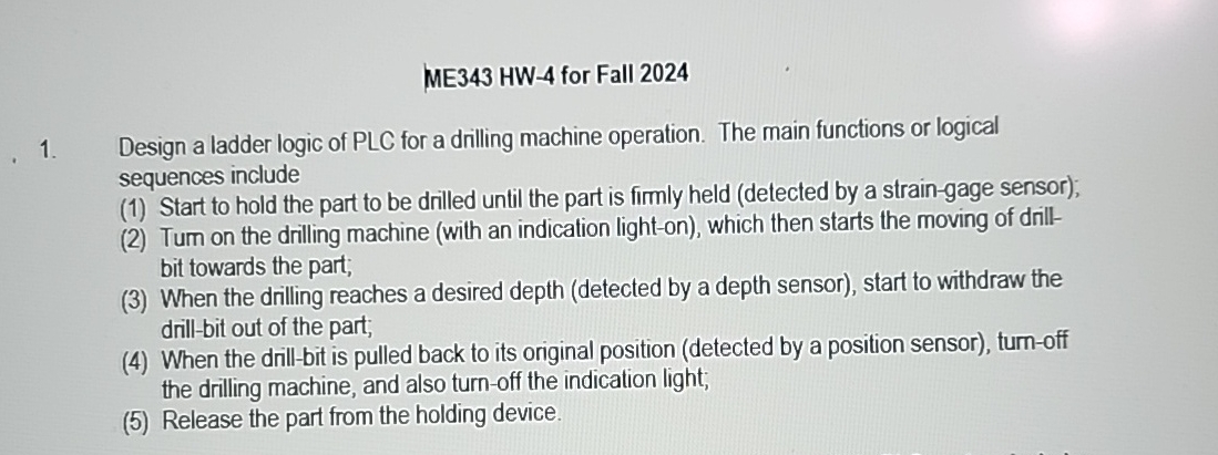 ME 3 4 3 HW - 4 for Fall 2 0 2 4 Design a ladder