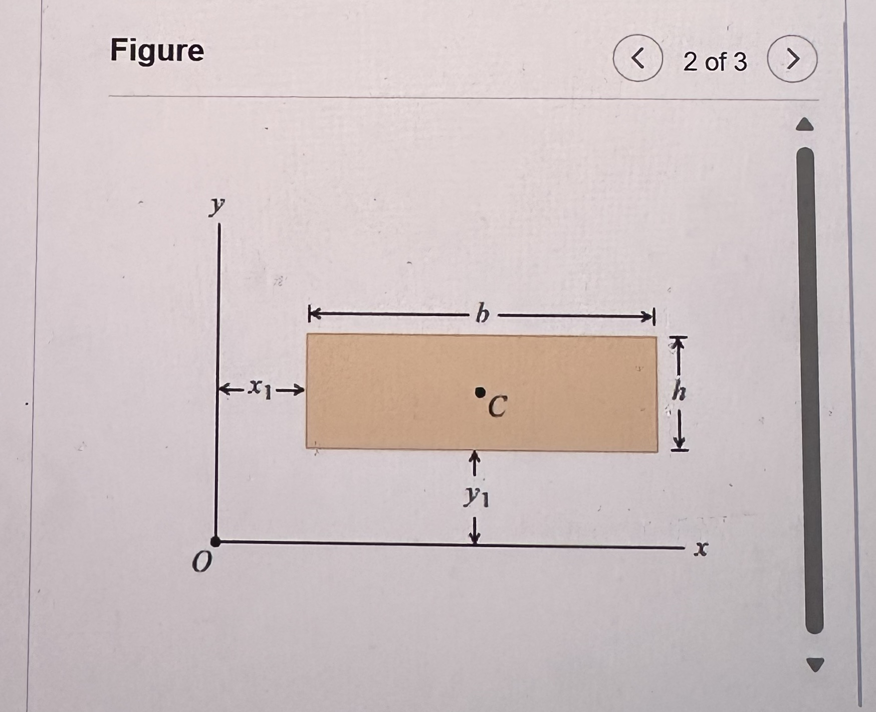 Part B As shown, a rectangle has a base of b = 7