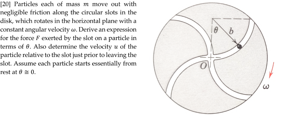 [ 2 0 ] Particles each of mass \ ( m \ ) move out