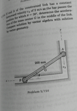 A of the constrained link has a constant dom wand