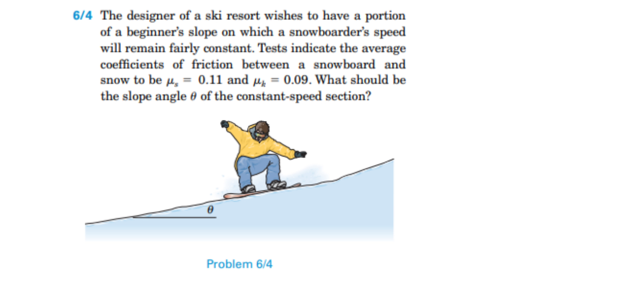 6 / 4 The designer of a ski resort wishes to have