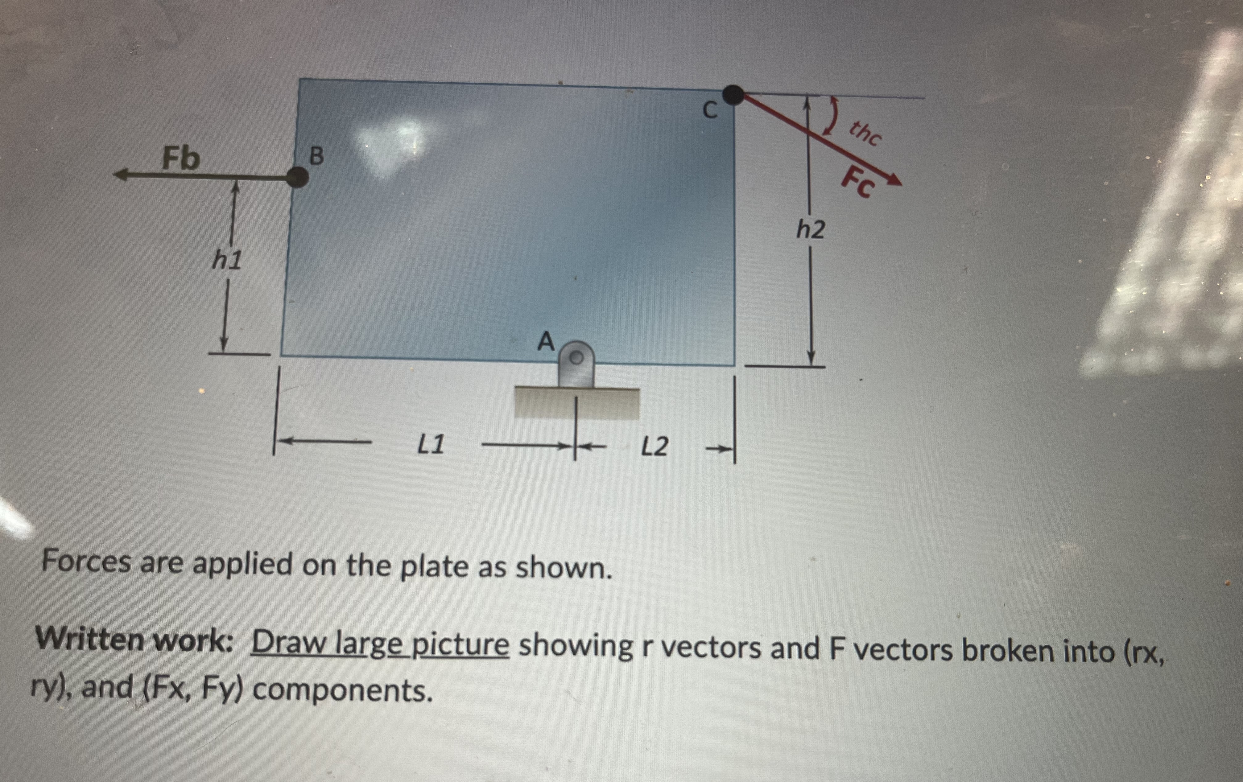 Given h 1 = 6 8 . 5 0 m m h 2 = 1 6 6 . 0 0 m m L