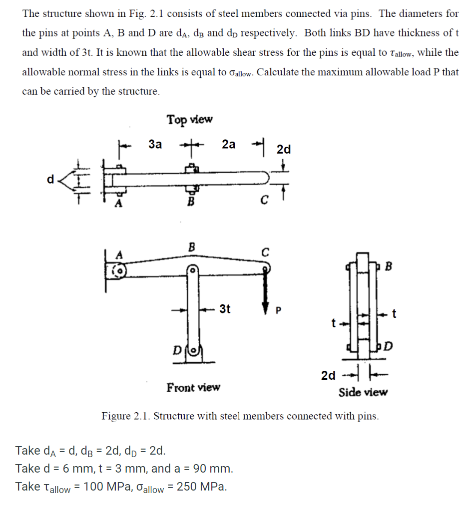 The structure shown in Fig. 2 . 1 consists of