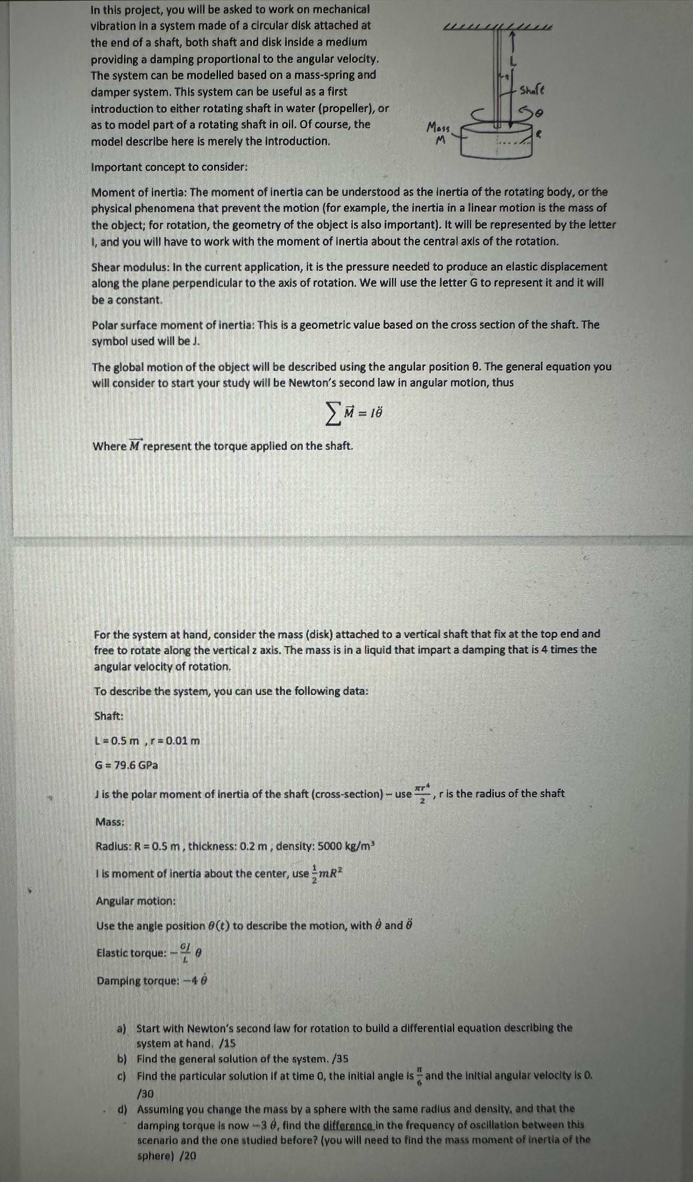 Context: In this project, you will be asked to