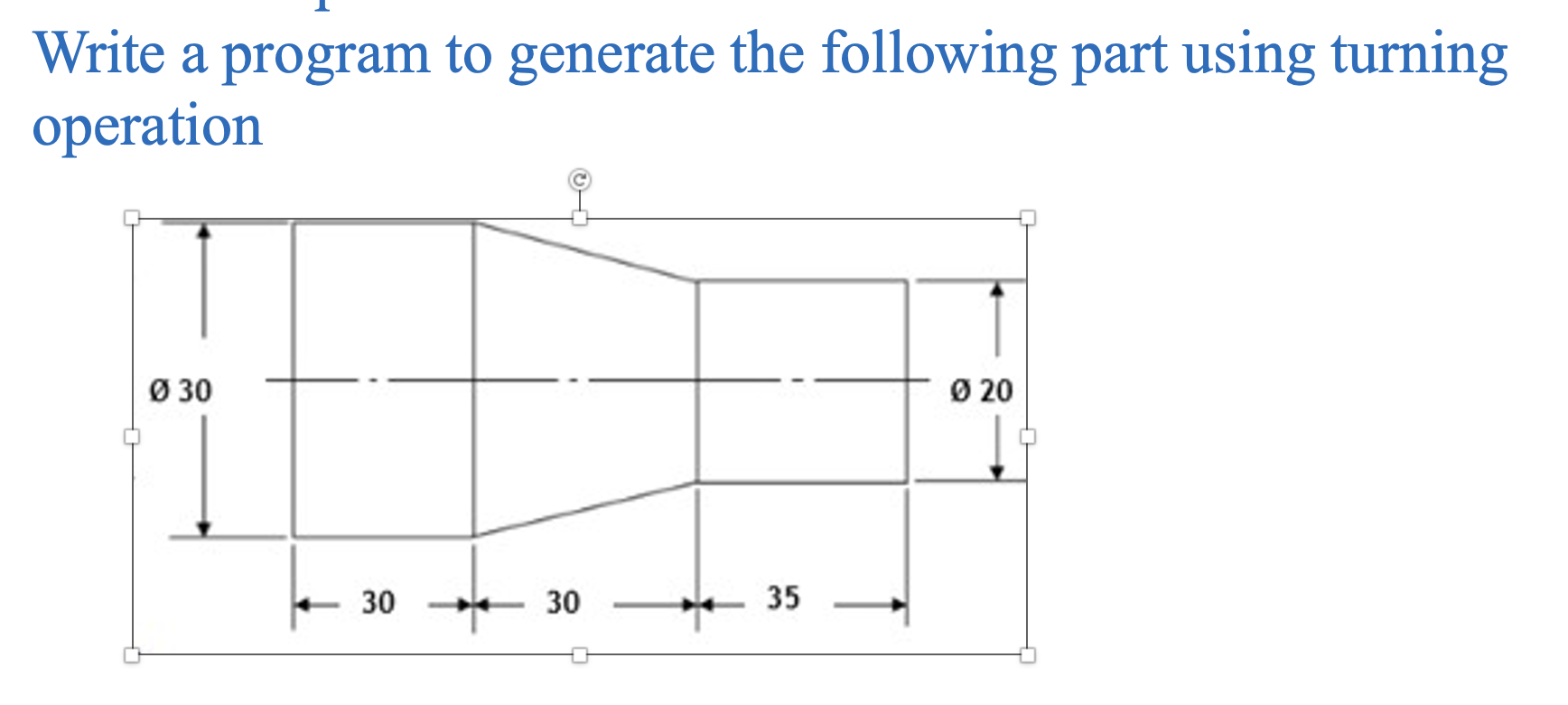 Write a program to generate the following part