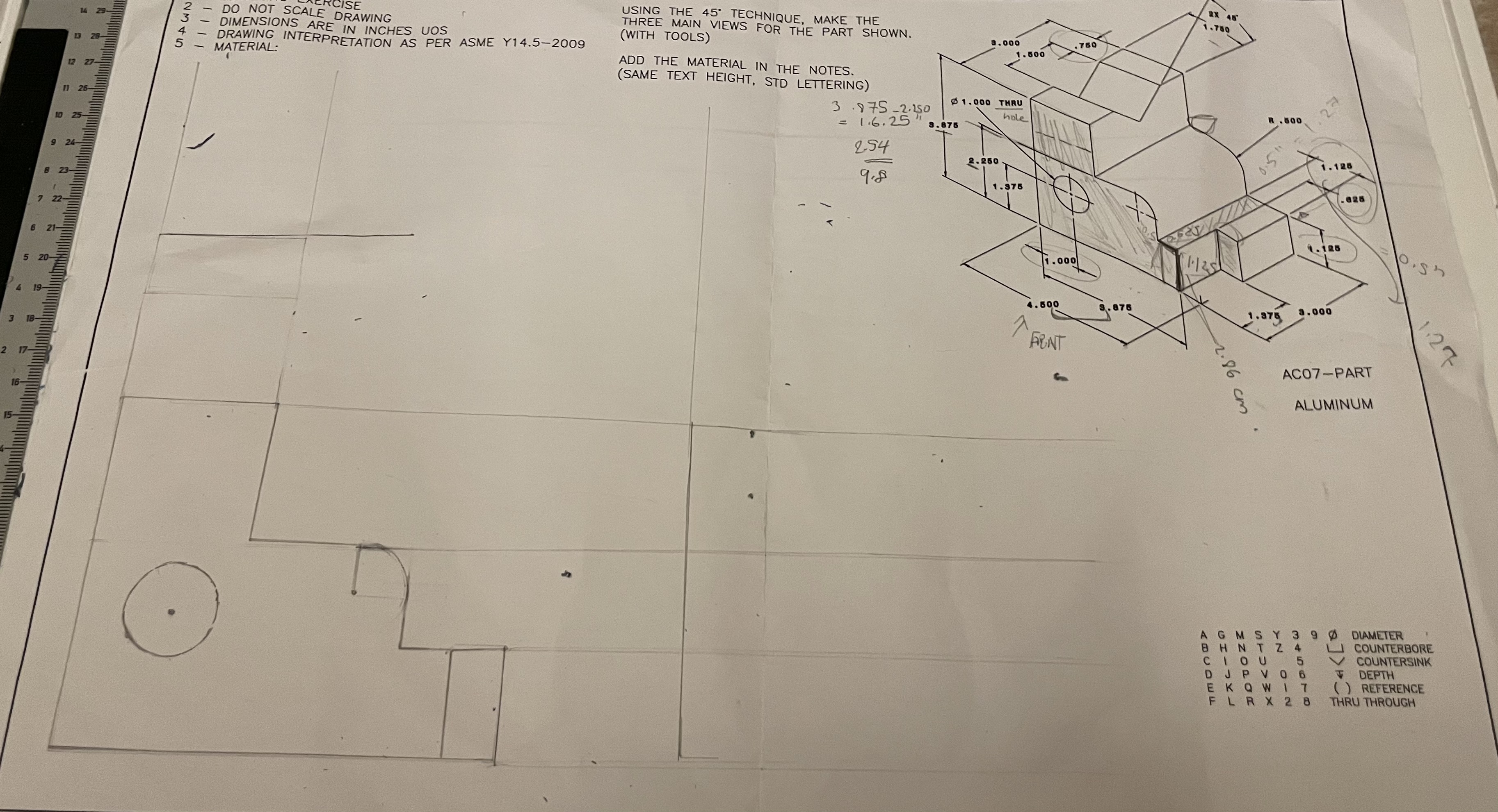 2 - DO NOT SCALE DRAWING 4 - DIMENSIONS ARE IN