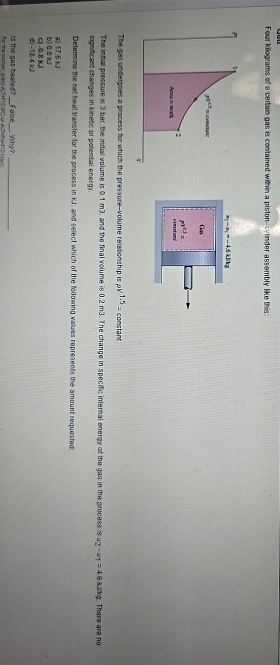 Four kilggrams of a certain gas is conlained