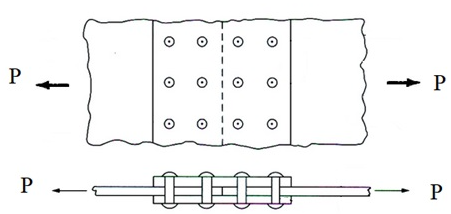 The joint shown is subjected to a 7 6 0 0 lb