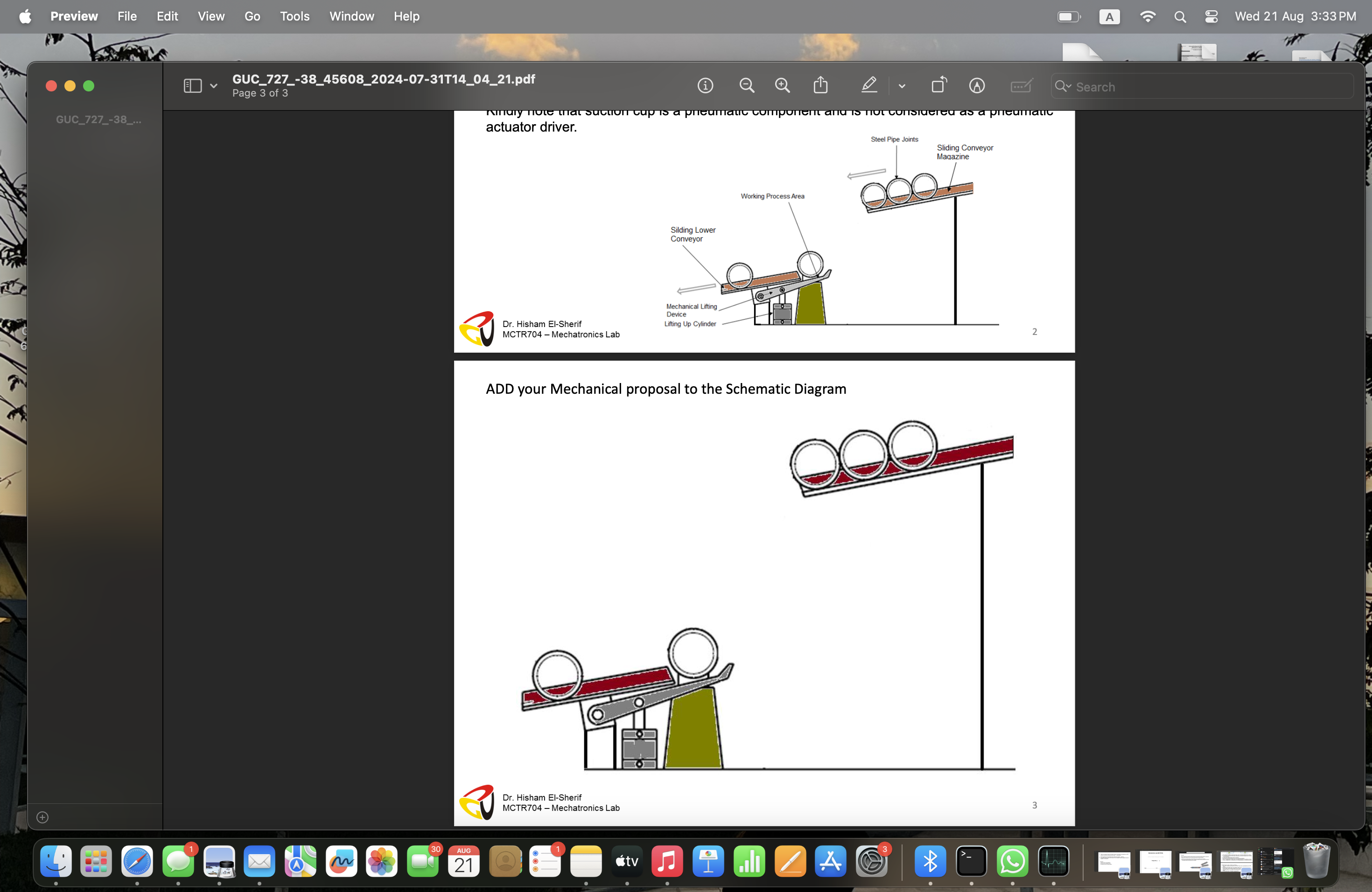 Mechatronic Simulation 6 2 The figure shows a
