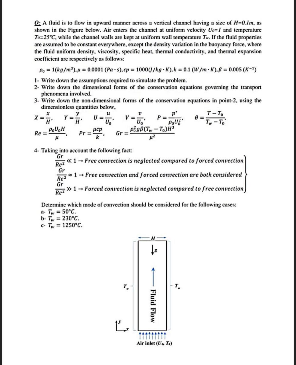 The question is specific to mechanical