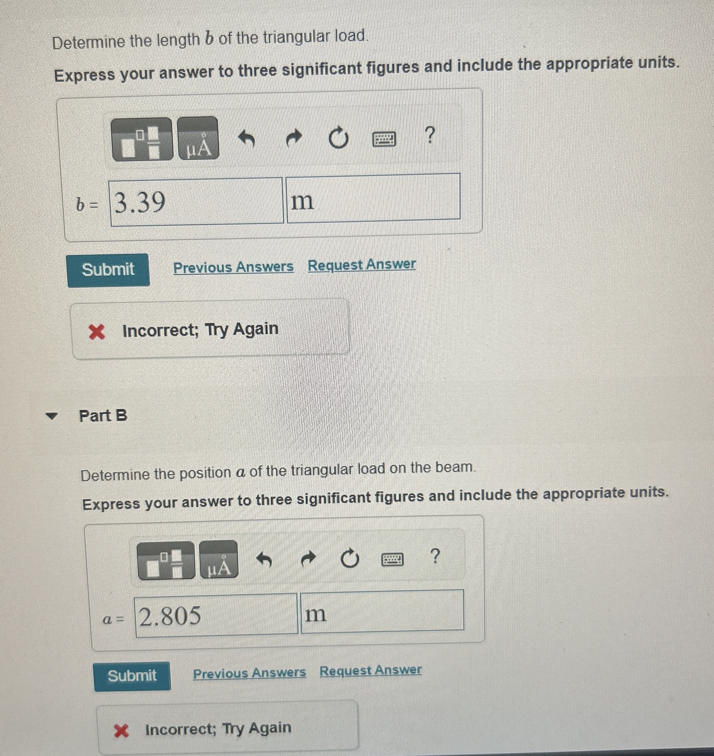 The equivalent resultant force acting on the beam