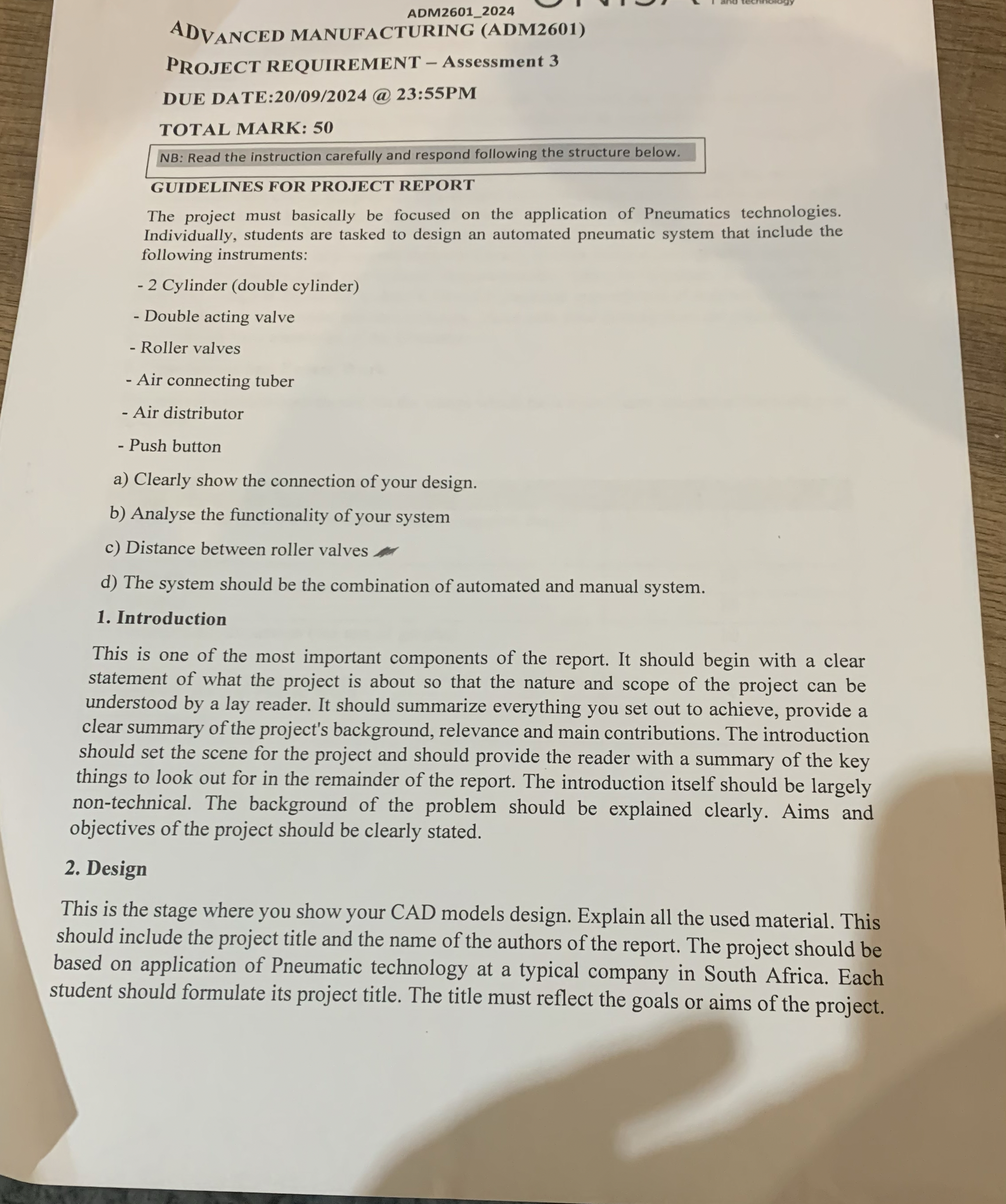 ADM 2 6 0 1 _ 2 0 2 4 ADVANCED MANUFACTURING (