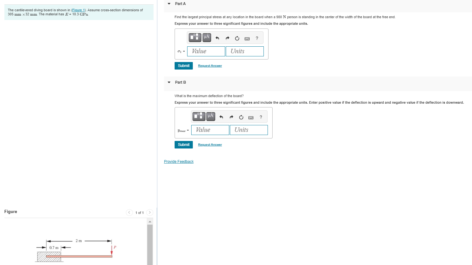 The cantilevered diving board is shown in (