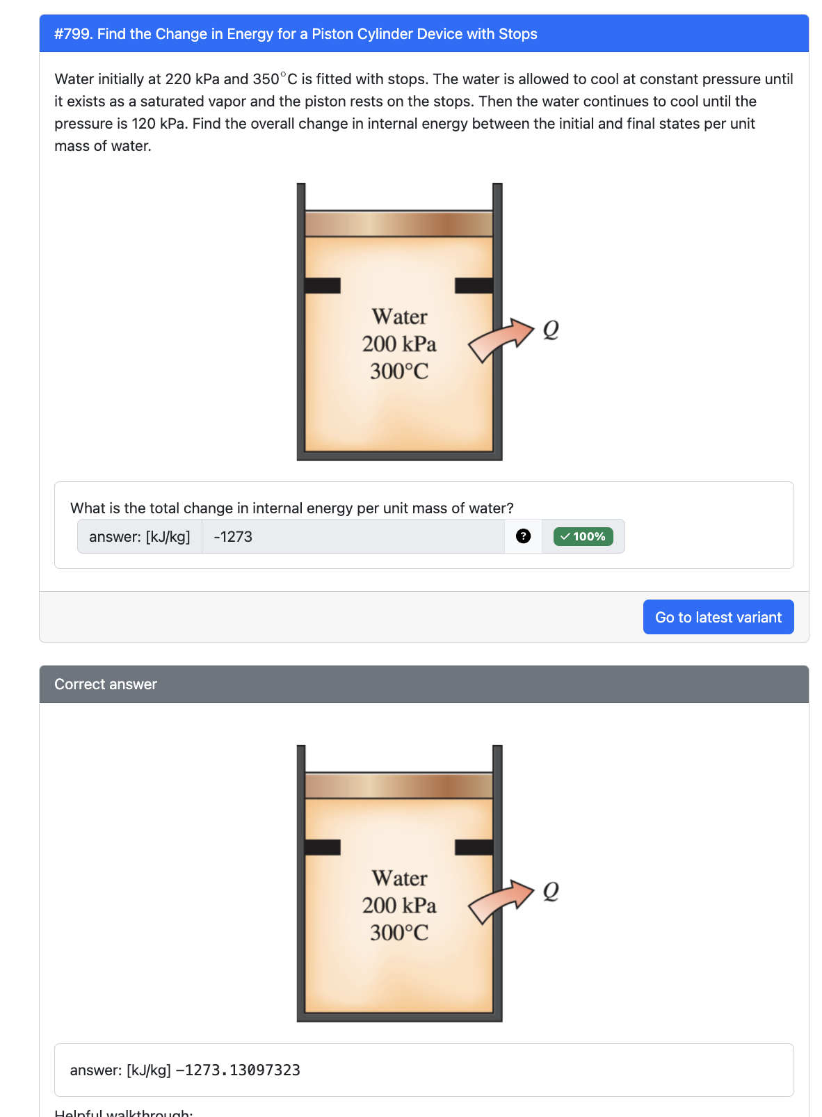 # 7 9 9 . Find the Change in Energy for a Piston