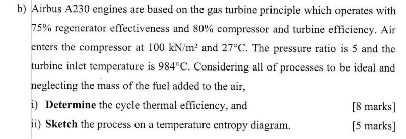 b ) Airbus A 2 3 0 engines are based on the gas