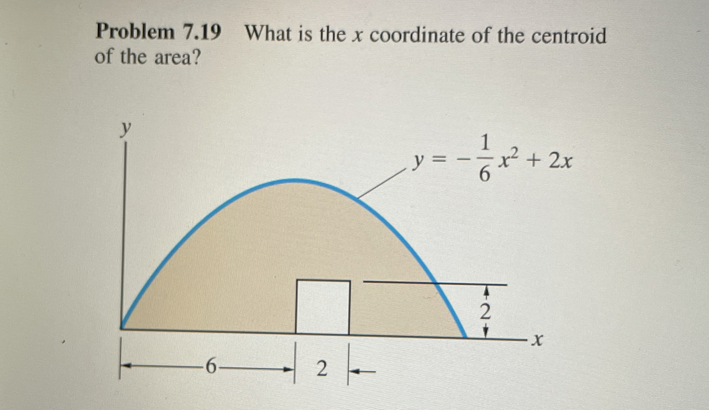Problem 7 . 1 9 What is the x coordinate of the