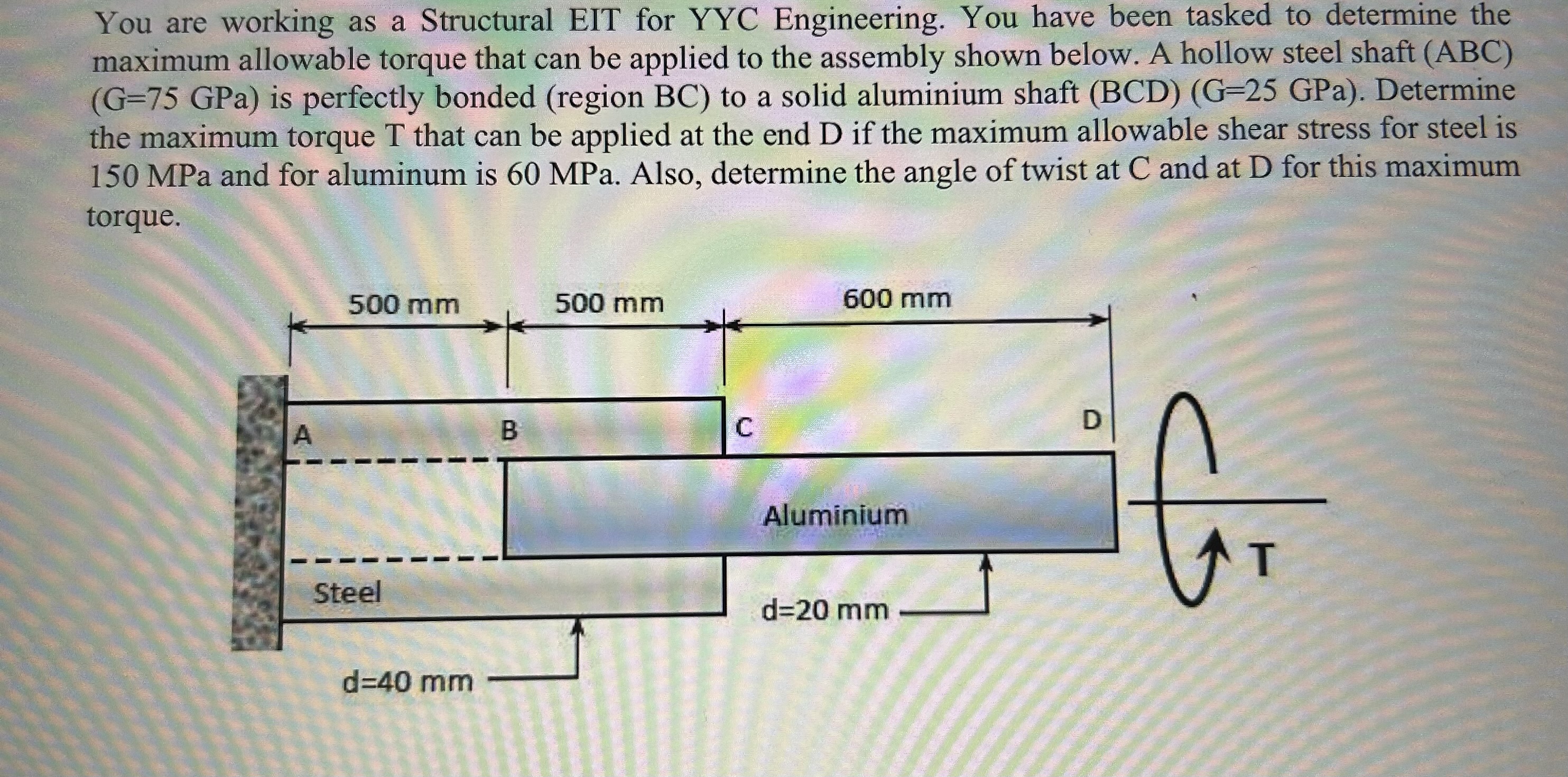 You are working as a Structural EIT for YYC