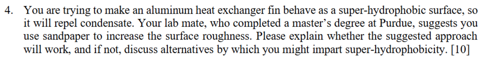 4 . You are trying to make an aluminum heat