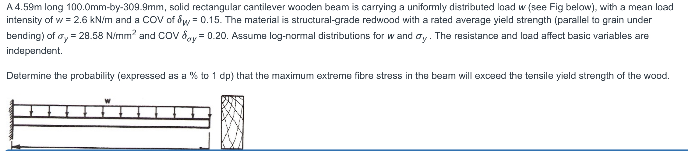 A 4 . 5 9 m long 1 0 0 . 0 mm - by - 3 0 9 . 9 mm